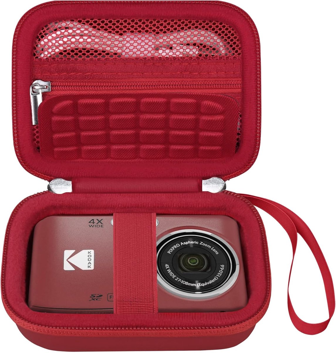 Elonbo Camera Bag for KODAK PIXPRO FZ55 / FZ53 / FZ45 / FZ43 16MP Digital Camera, Vlogging Camera Storage Bag Travel - ShopVlot