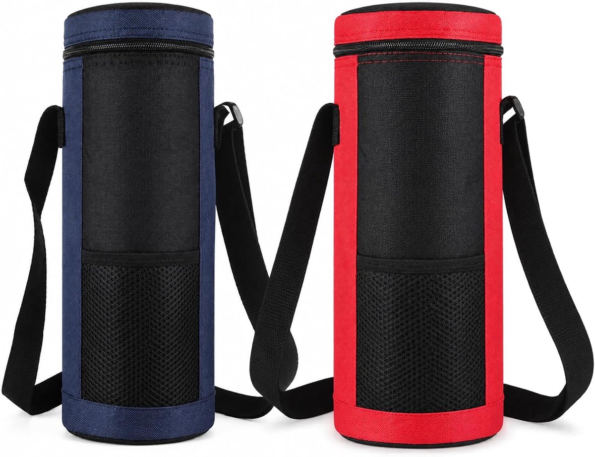 2 stuks waterfleszakken, koeltas voor waterfles