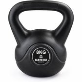 Matchu Sports - Kettlebell - Full body workout - Kettlebell 8kg - Gewichten - Zwart