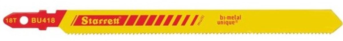 Set zaagbladen - Bimetalen decoupeerzaagbladen - Voor precisiezagen - 18 tanden per inch - Lengte 100 mm