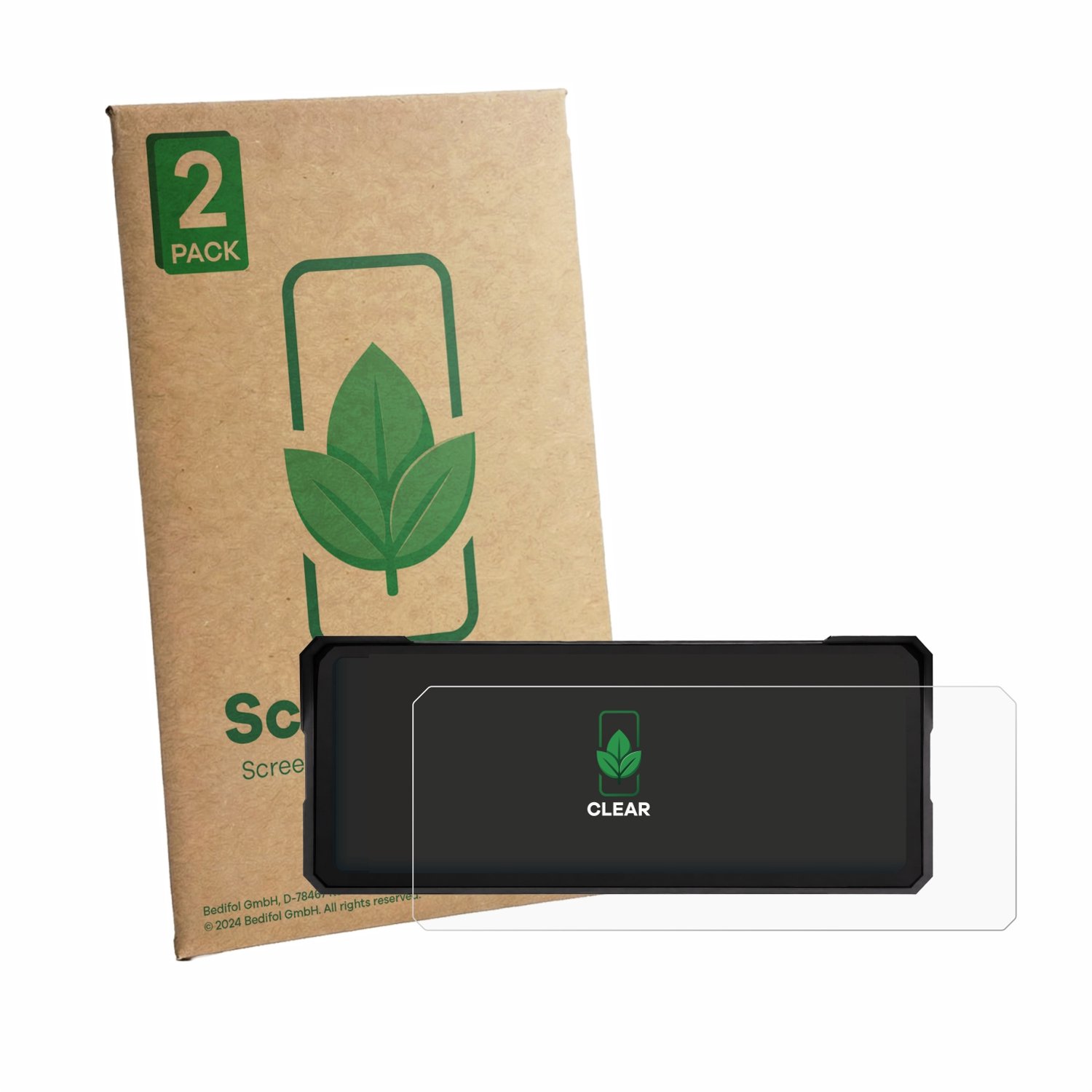 2 Stuks Screenprotector voor Jansite MT36 8.1" - Hoogwaardige Beschermfolie transparant