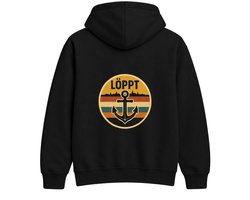 Löppt Hoodie – Met Anker en Skyline – Casual Outfit – Unisex Hoodie voor Dames & Heren – Origineel Cadeau