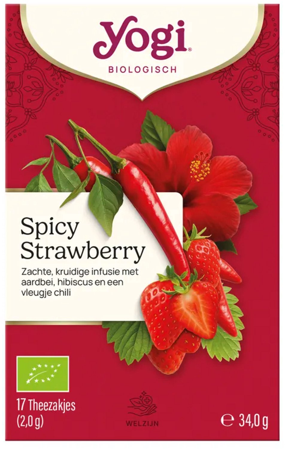 Yogi Tea Spicy Strawberry Kruidenthee 17ZK
