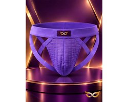 MySecretNL Deluxe Jock - Erotische jockstrap - 100% Katoen - Paars - Maat L
