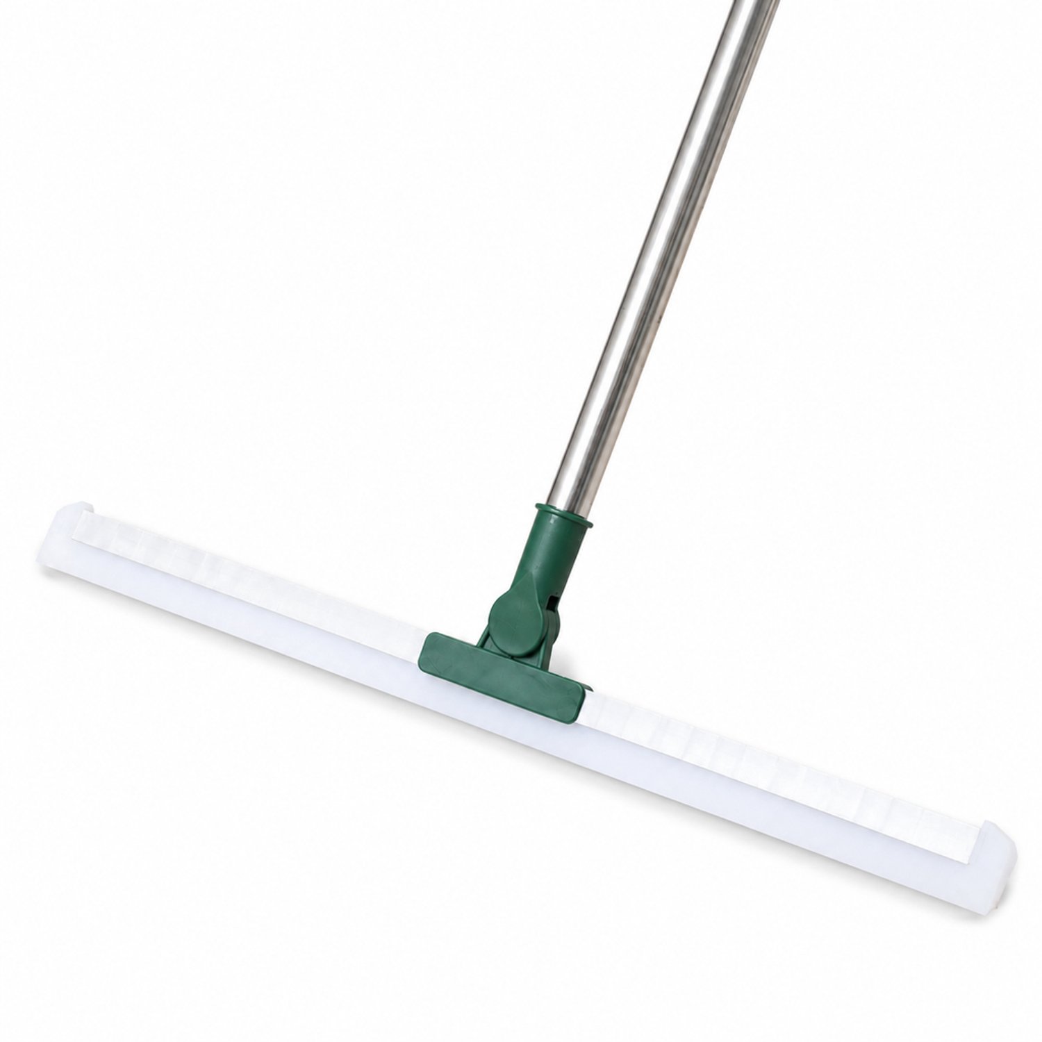 Vloertrekkers voor badkamer en toilet, set van 2, EVA-wisserkop van 37 cm, vaste niet-uitschuifbare steel van 95 cm