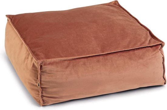 Designed by Lotte Velveti - Kattenkussen - Fluweel - Roze - 50x50x20 cm