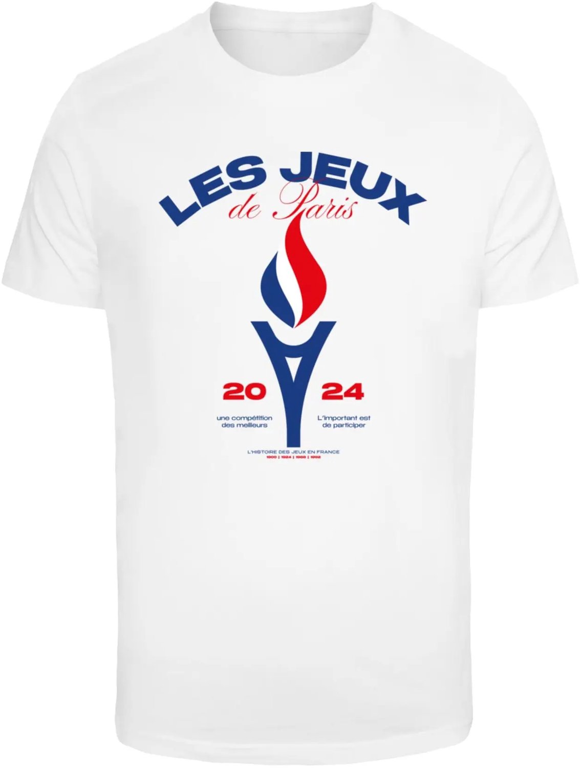 T-shirt Mister Tee Torche Du Sport Wit
