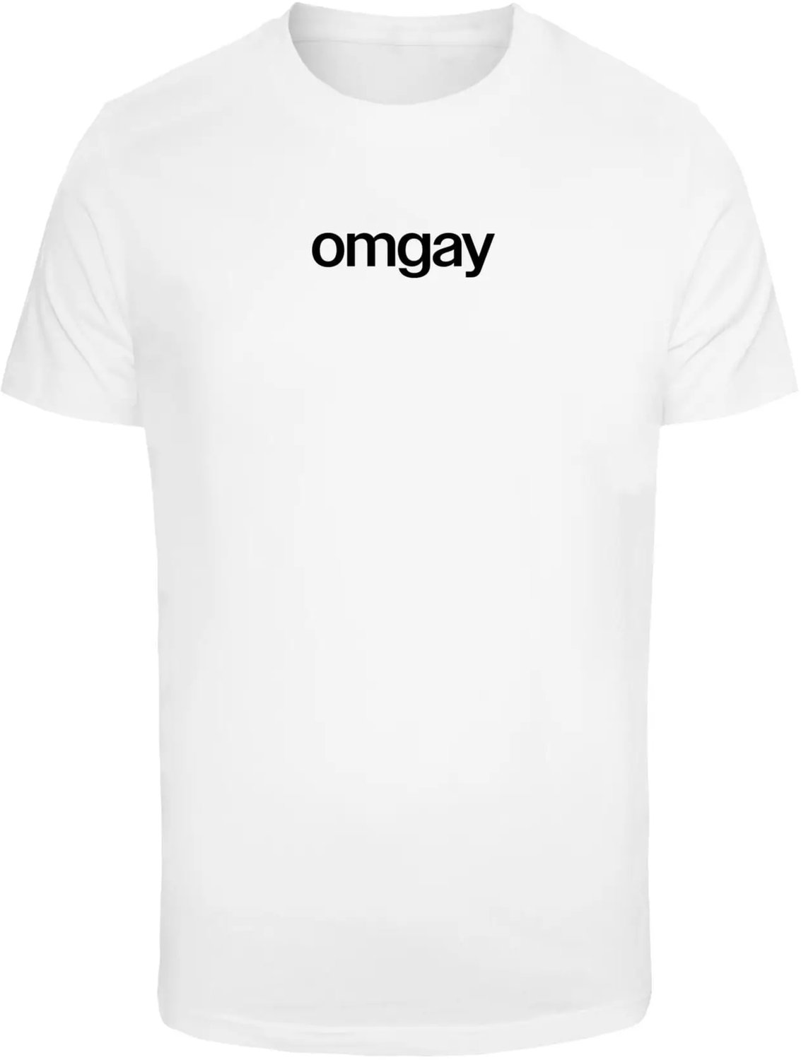 T-shirt Mister Tee OMGay Pride Wit