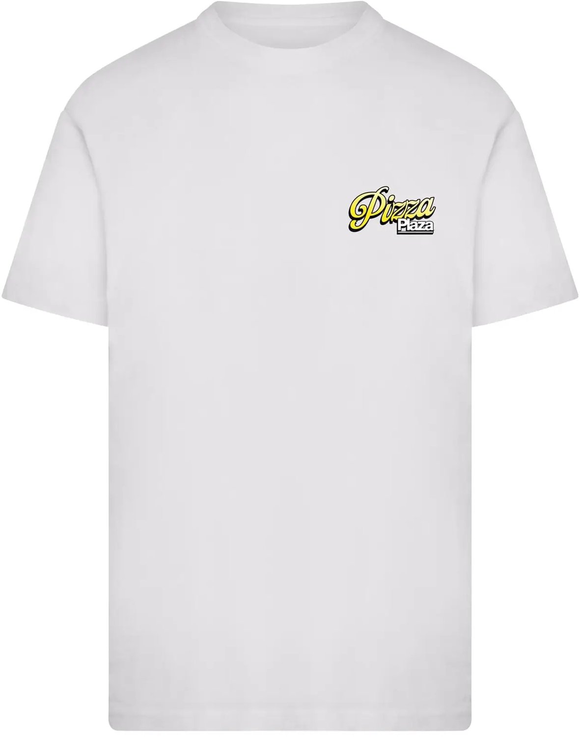 T-shirt Mister Tee Pizza Plaza Luigi Maggiore Wit
