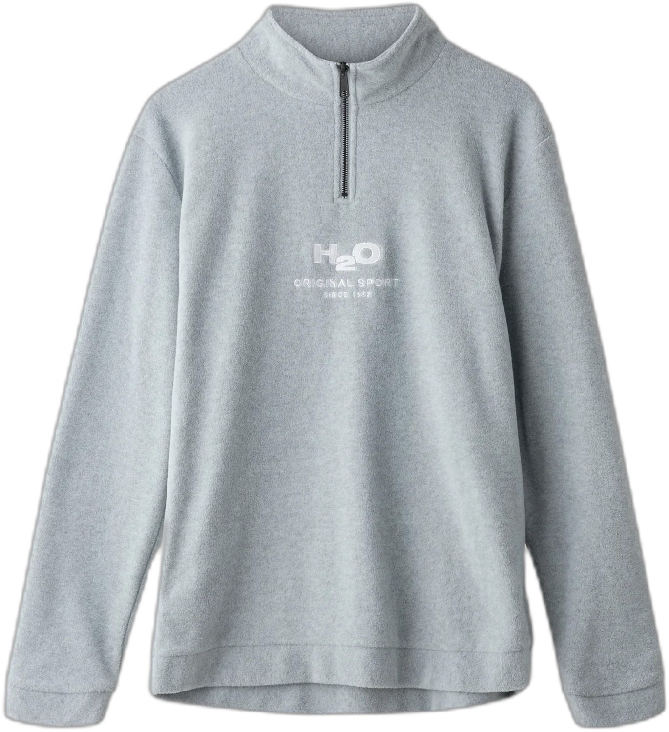 1/2 rits fleece H2O Blåvand II Grijs