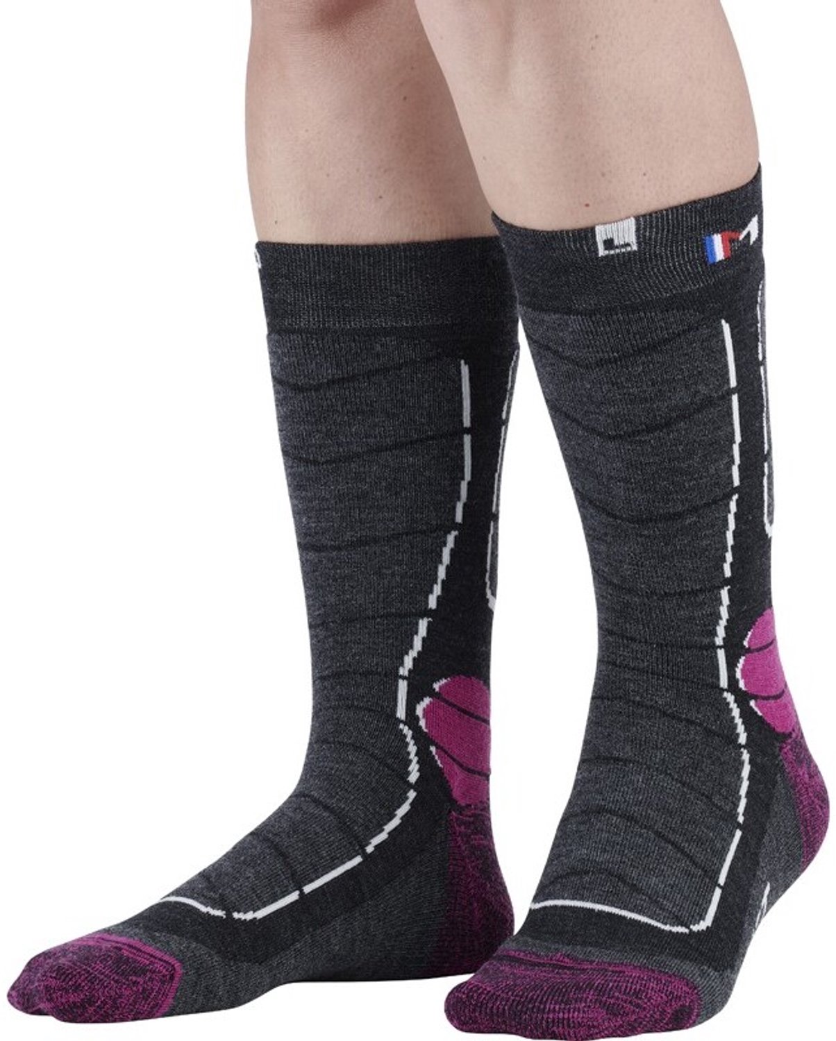 Sokken Monnet Jarrette Medium Roze