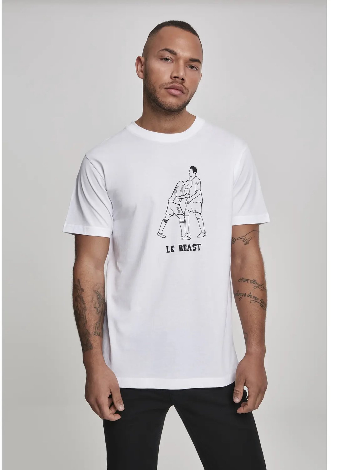 T-shirt Mister Tee le beat Wit