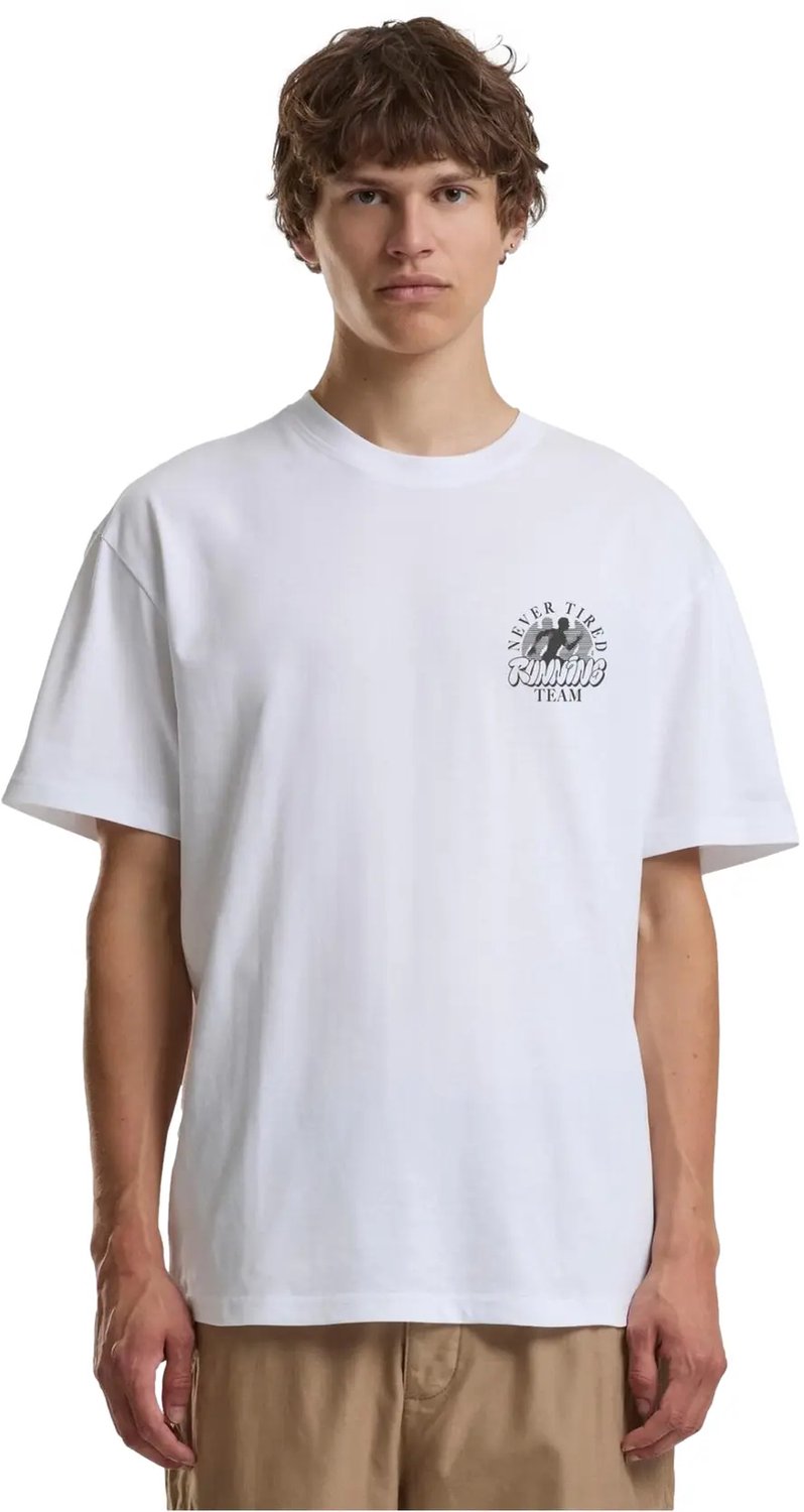 Oversized T-shirt Mister Tee Never Tired Running Team Wit