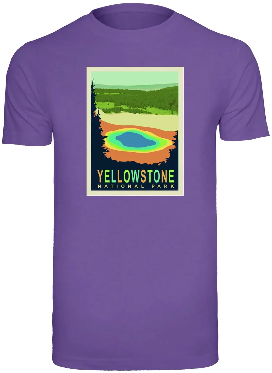 T-shirt Mister Tee Yellowstone Ultra Violet