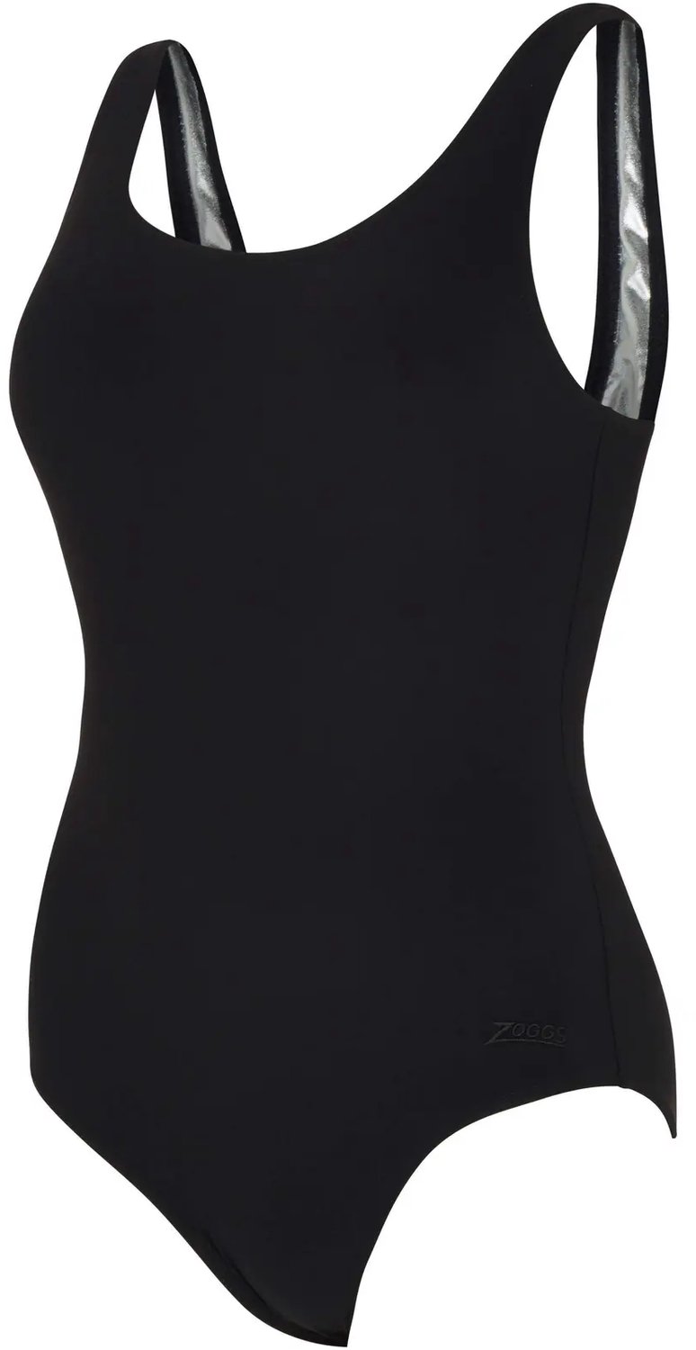 Zoggs Dames zwempak uit 1 stuk Zoggs Scoopback Black