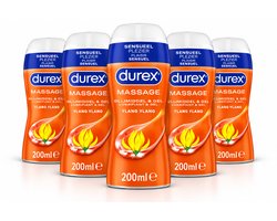 Durex Play Massage 2/1 Sensitive 200ML - 5 stuks