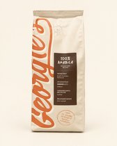 Georgies - koffie - 100% Arabica Koffiebonen 1 kg – Signature Blend – intensiteit 7/10 - 2x500g (Koffiebonen 1 kg) – Vers Gebrande Espresso Koffiebonen – Mild & Chocoladeachtig – Premium RFA Koffiebonen