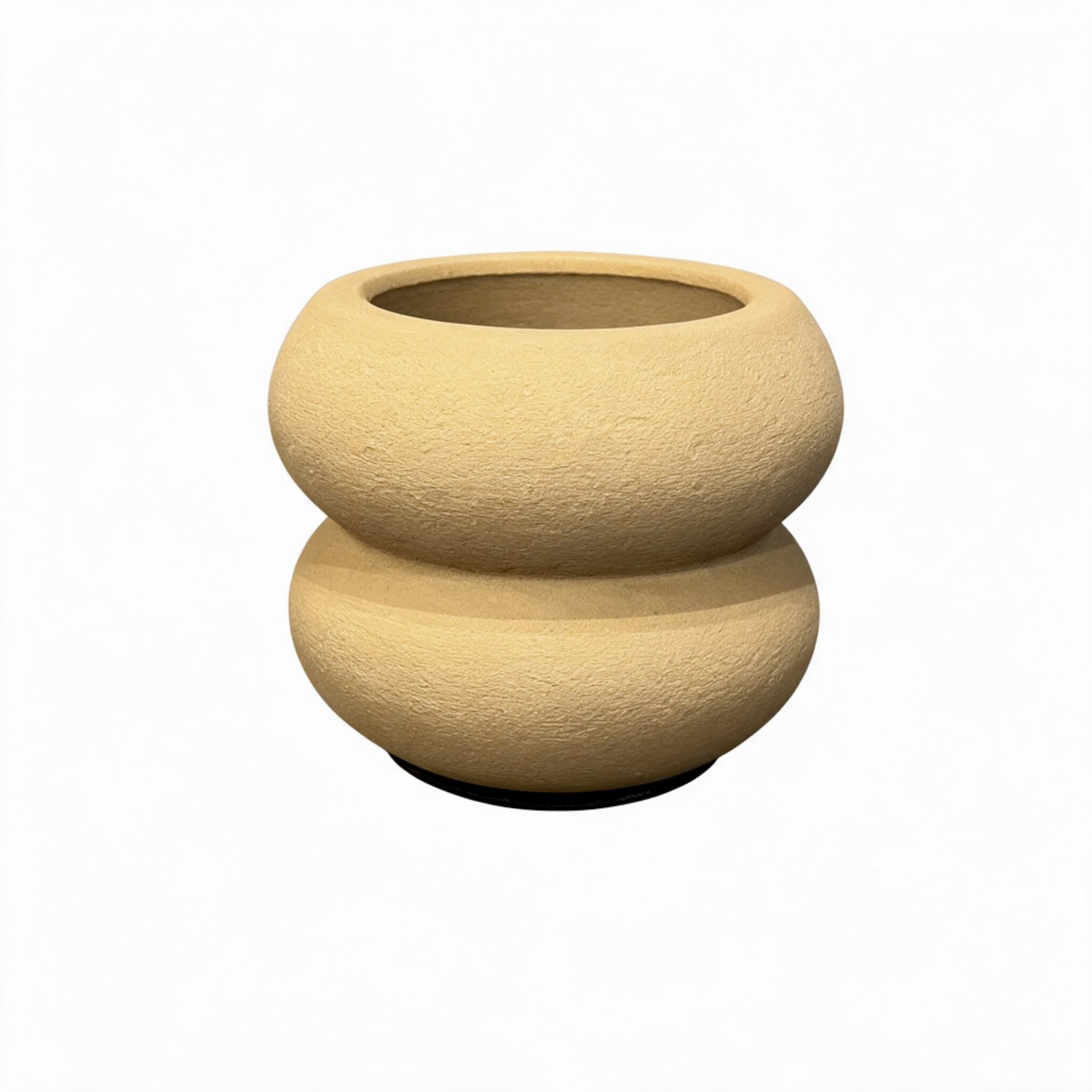 STILL Waxinelichthouder - Dubbel - Maxi - Butter - 10 x 8 cm