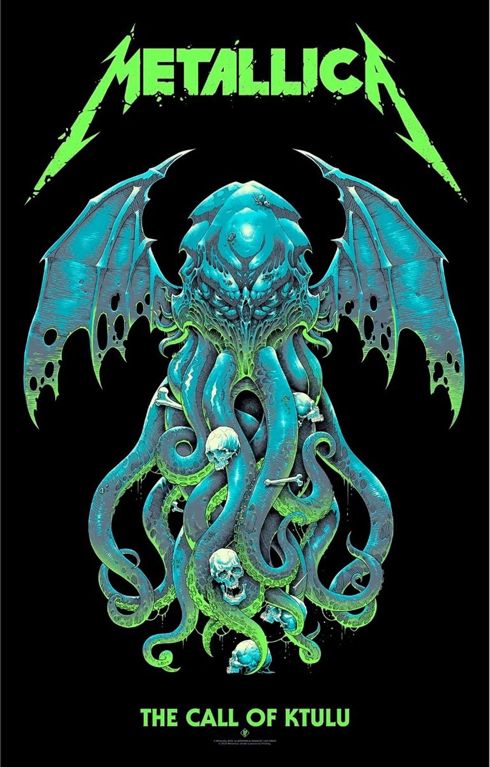 Razamataz Metallica - Call Off Ktlulu - Textielposter