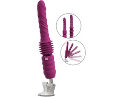 Stotende, Roterende, Vibrerende Neukmachine - Sexmachine Met Roterende Eikel - Stootfunctie en Vibraties