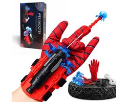 MiMaHome® Webshooter – Superhelden Speelgoed – Polslanceerder met Handschoen – 3 Pijlen met Zuignappen – Lanceerapparaat – Fantasiespeelgoed – Rollenspel – Grappig Educatief Speelgoed – Voor Jongens en Meisjes – Cadeau