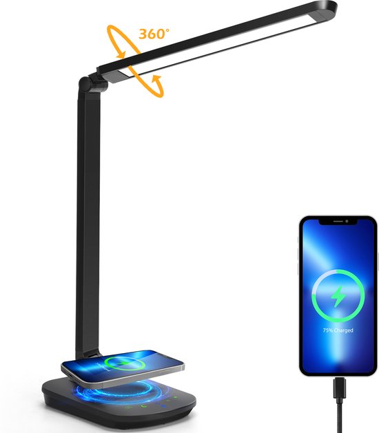 Aigostar LIGHT08 led-tafellamp zwart 8 W