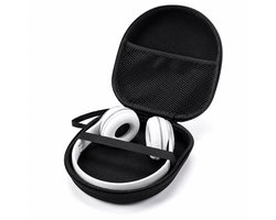Koptelefoon Hoes - Harde Koptelefoon Hoes – Koptelefoon Case Over Ear & On Ear – EVA Beschermhoes - Waterdichte Hoofdtelefoon Case - Zwart