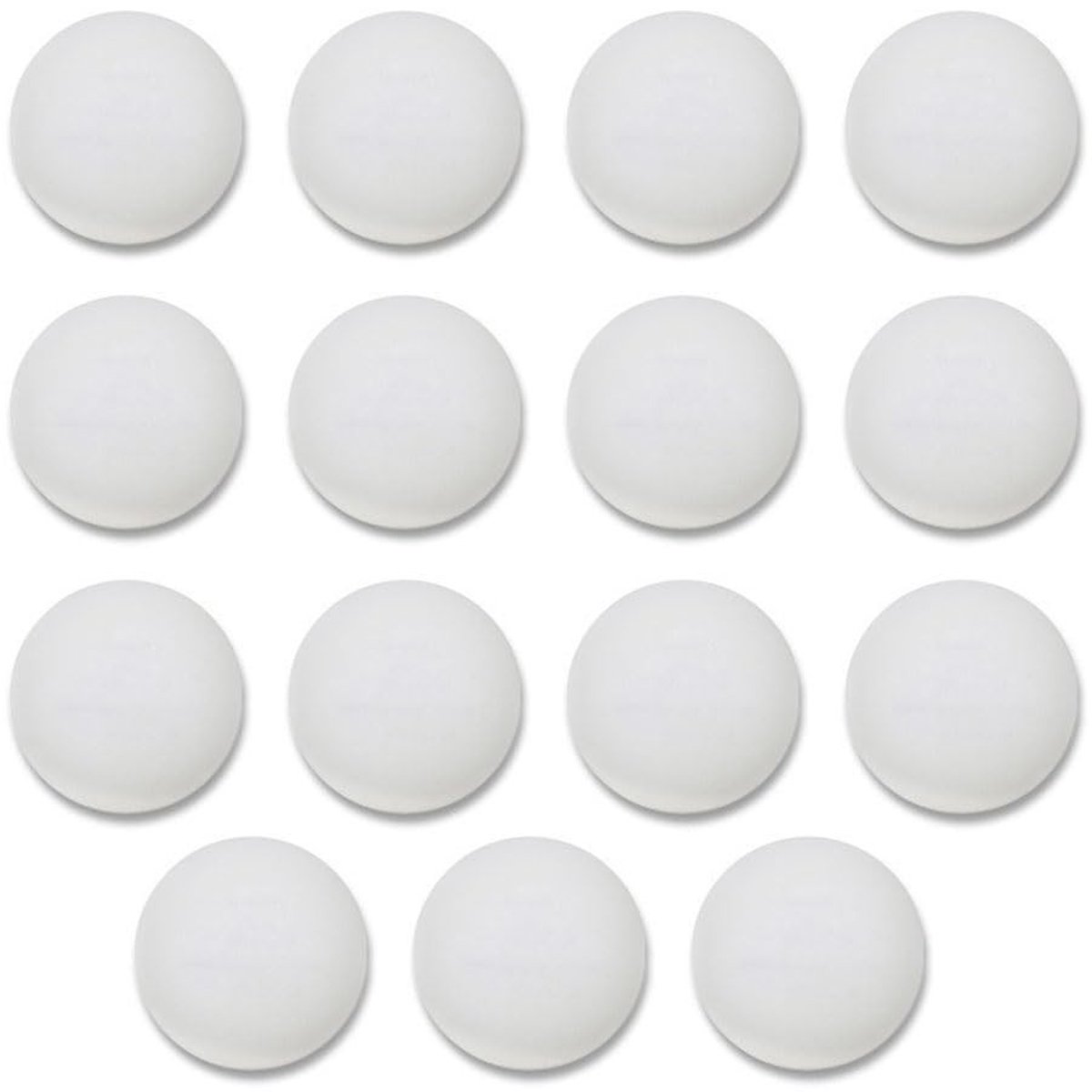 Set van 15 Witte Tafeltennisballen voor Beer Pong