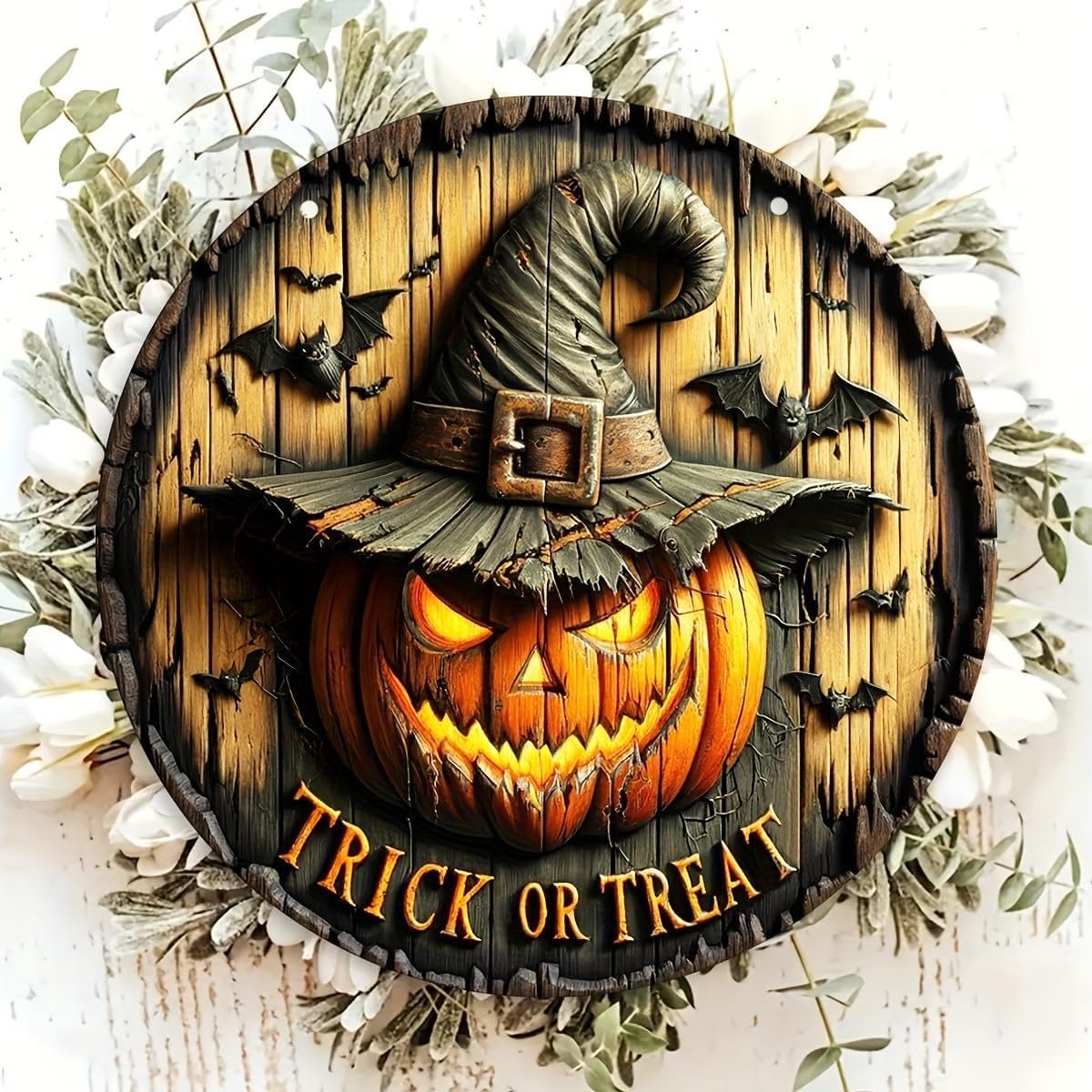 Halloween houten wandhanger