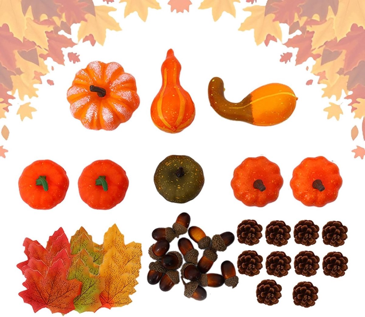 Kunstmatige Thanksgiving Tafelblad Decor Ornamenten