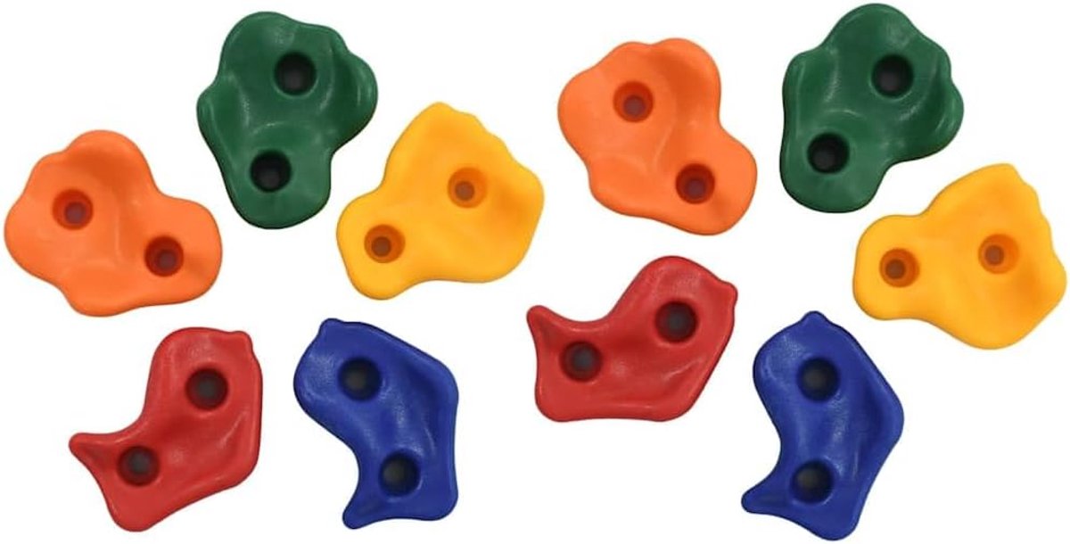 Set van 10 stuks, kleurrijke klimstenen voor de tuin