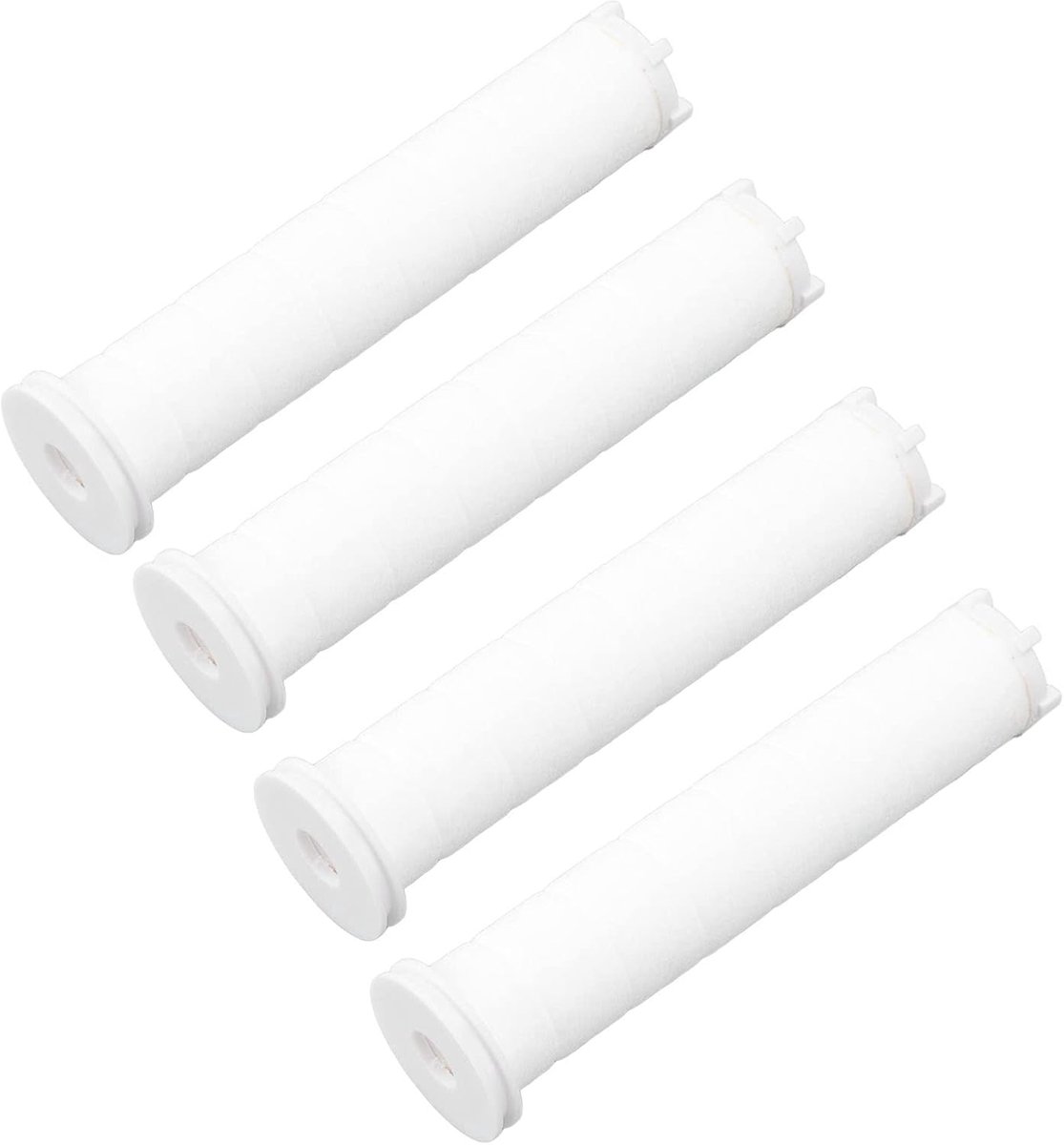 Douchekopfilter, 12 Stuks, Katoen, Wit Vervanging