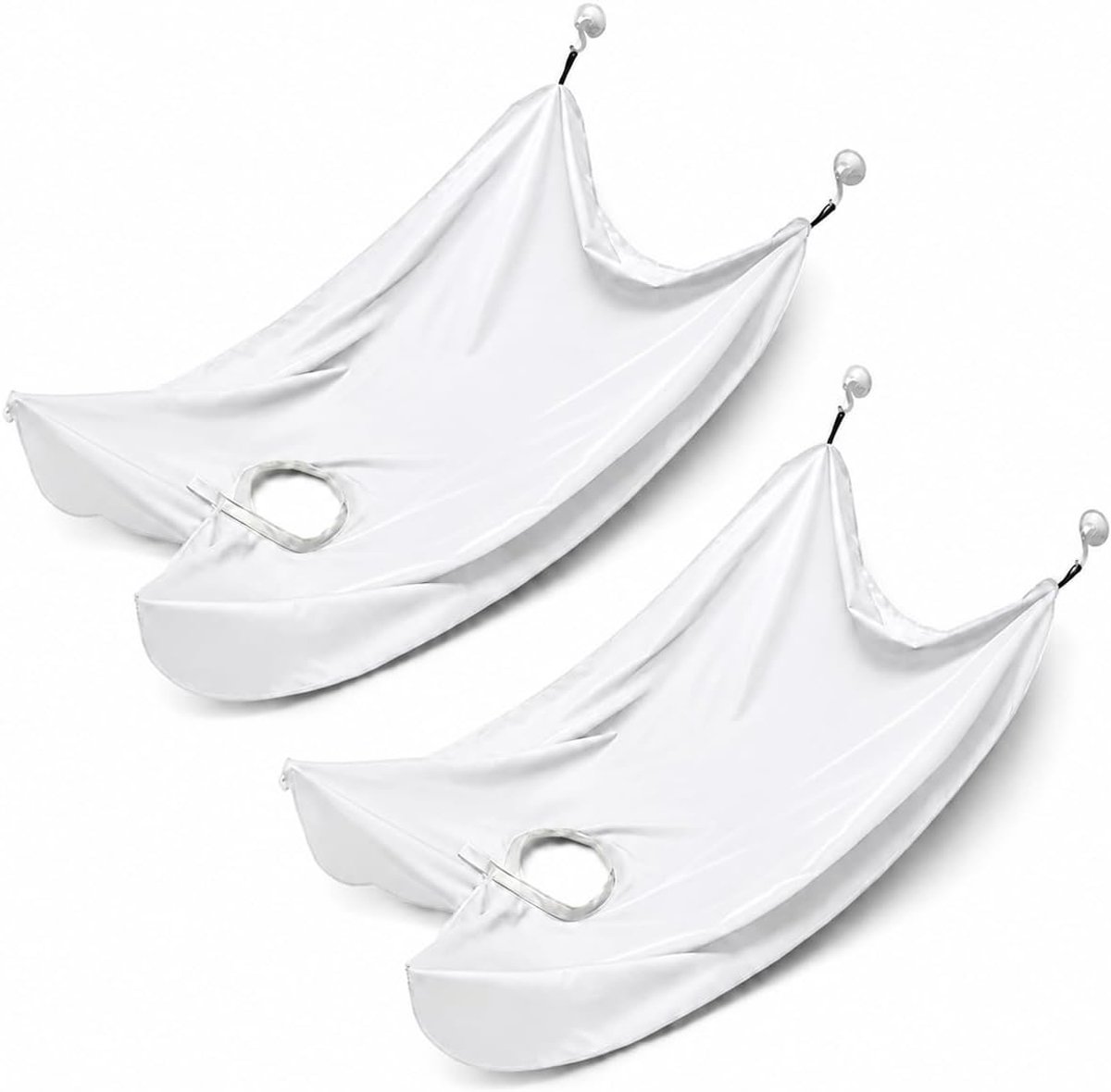 2 stuks baardschort voor mannen, baardopvangdoek, baardhaar opvangdoek, cape haar knippen, kappersmal, kapperscape volwassenen, baardsjabloon heren, waterdicht