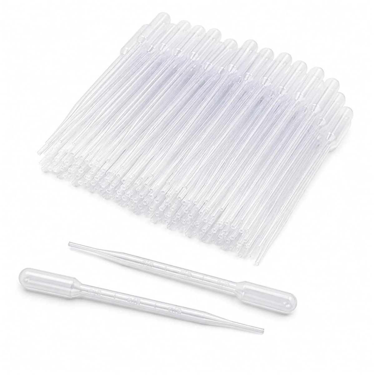 Druppelpipetten van 3 ml voor laboratorium, cosmetica en DIY