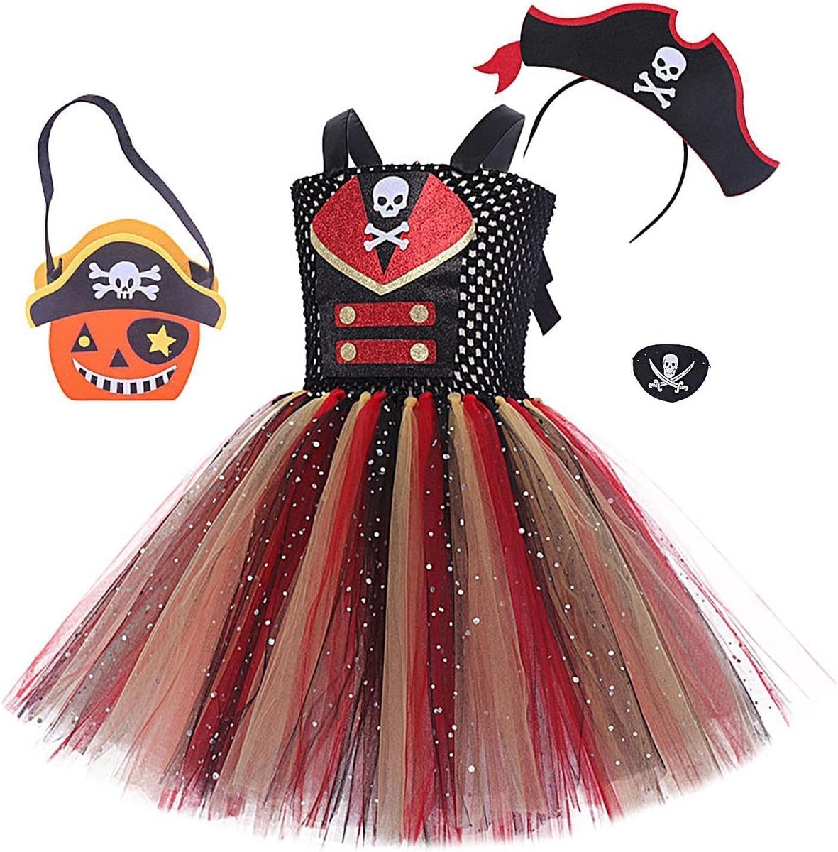 Meisjes Halloweenfeest Kinderen Cosplay Outfit
