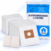 Kleanburg® Stofzuigerzakken voor Inventum SZ300 - 3-laags - 20 stuks + 2 motorfilters