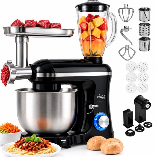 Vivid Green 2000W Keukenmixer