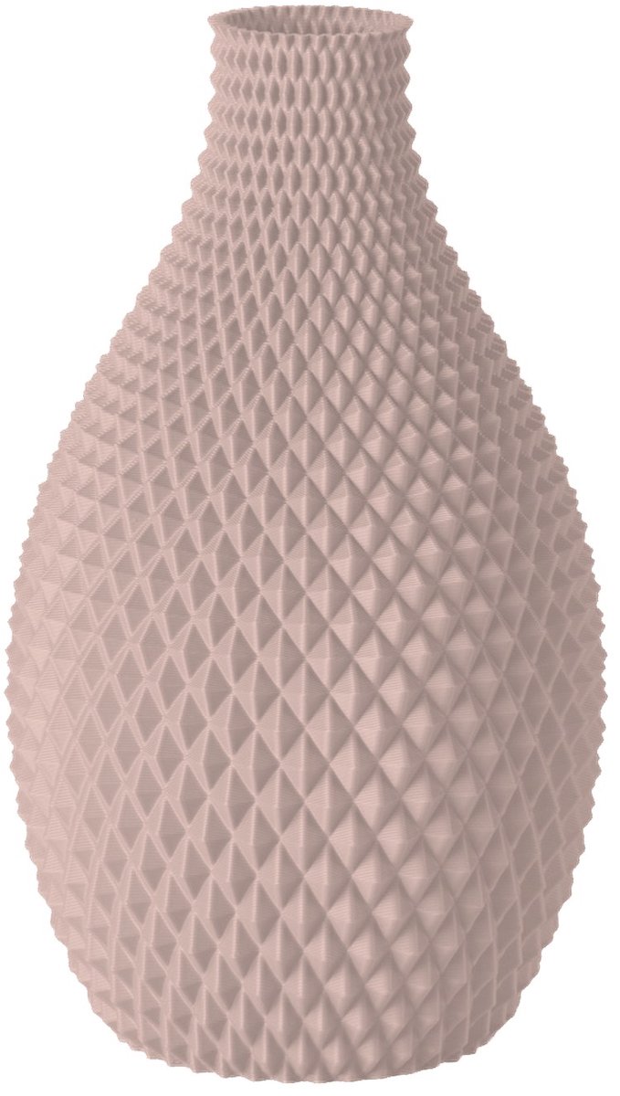 Layvo Xenia Vaas - Bloesem - 20 cm - droogbloemen vaas - japandi - gerecycled plastic