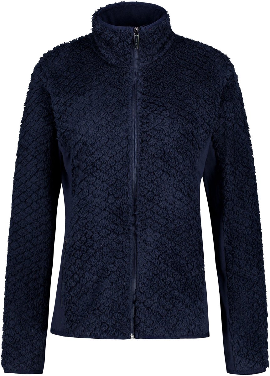 LUHTA ikaala Fleece sweater met rits dames Blauw