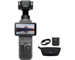 DJI Osmo Pocket 4 Essential Combo - Draagbare 4K Gimbal Camera met DJI Mic 2 en Groothoeklens