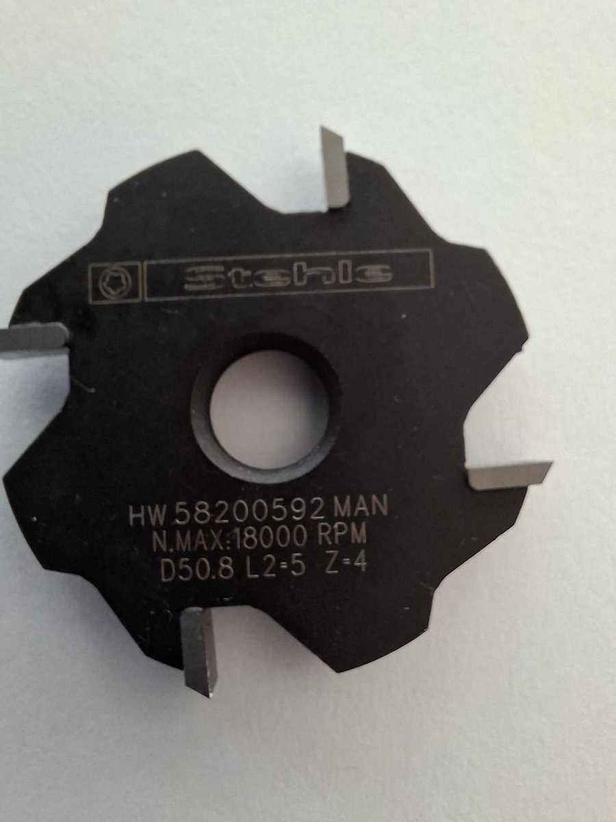 Stehle Hardmetaal groefschijffrees 5mm breed M12 schroefdraadopname
