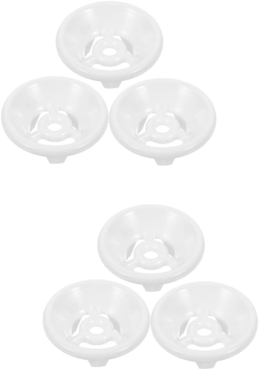 Jojofuny 6 Stuks Urinoir accessoires zeef urinoir stoppers badkamer urinoir universele stop urinoir kunststof plug Filter omslag kunststof stekker plug buikspieren wit