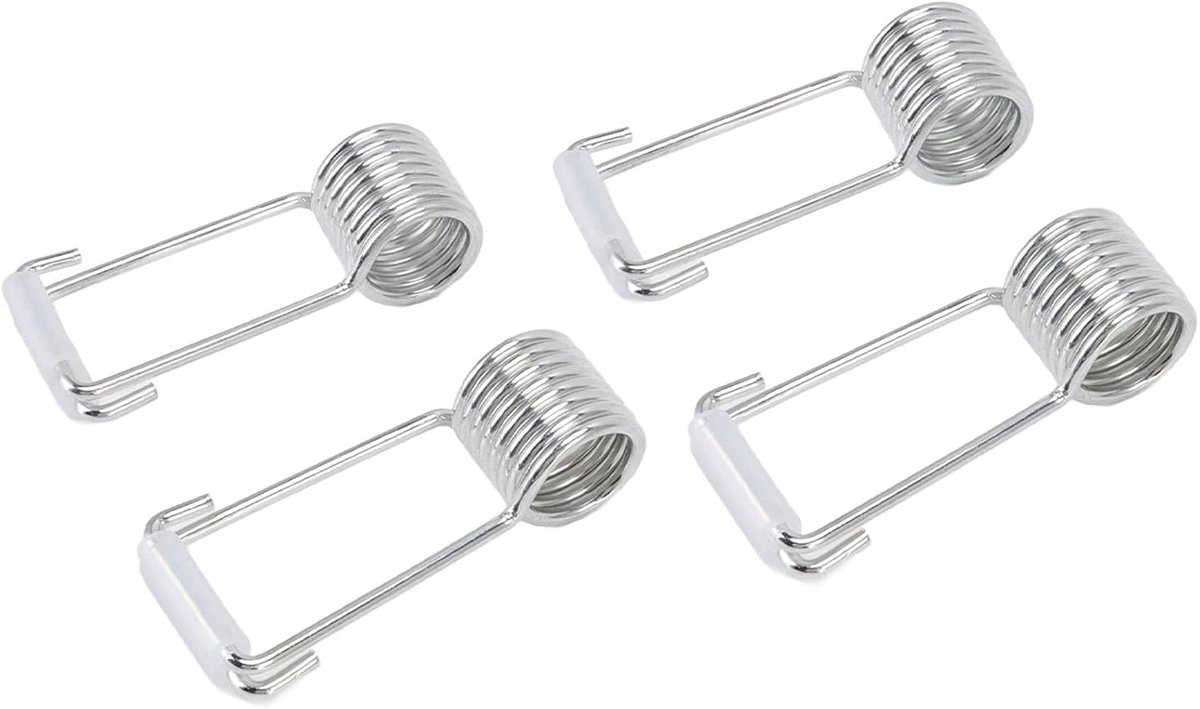 Deurdrangers voor thuis, zelfsluitende deurscharnieren deurdranger voor schermdeur 4 stuks 2 cm roestvrij staal voor kastdeur, keukenkastdeur,