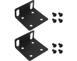 2 stuks 24 mm rack mount oren met schroeven compatibel met Ubiquiti schakelaars compatibel met Ubiquiti Dream Machine UDM