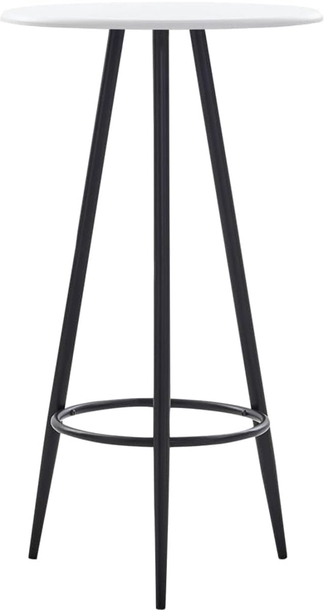 Wit, keukeneettafel, eettafel voor keuken, 60 × 107,5 cm, MDF