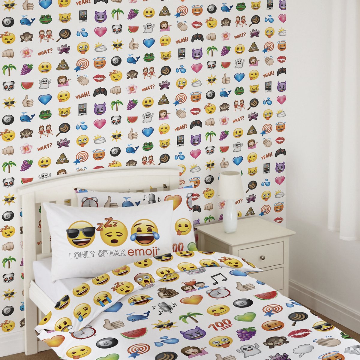 Emoji Behang 10mLang x 53cm breed papierbehang