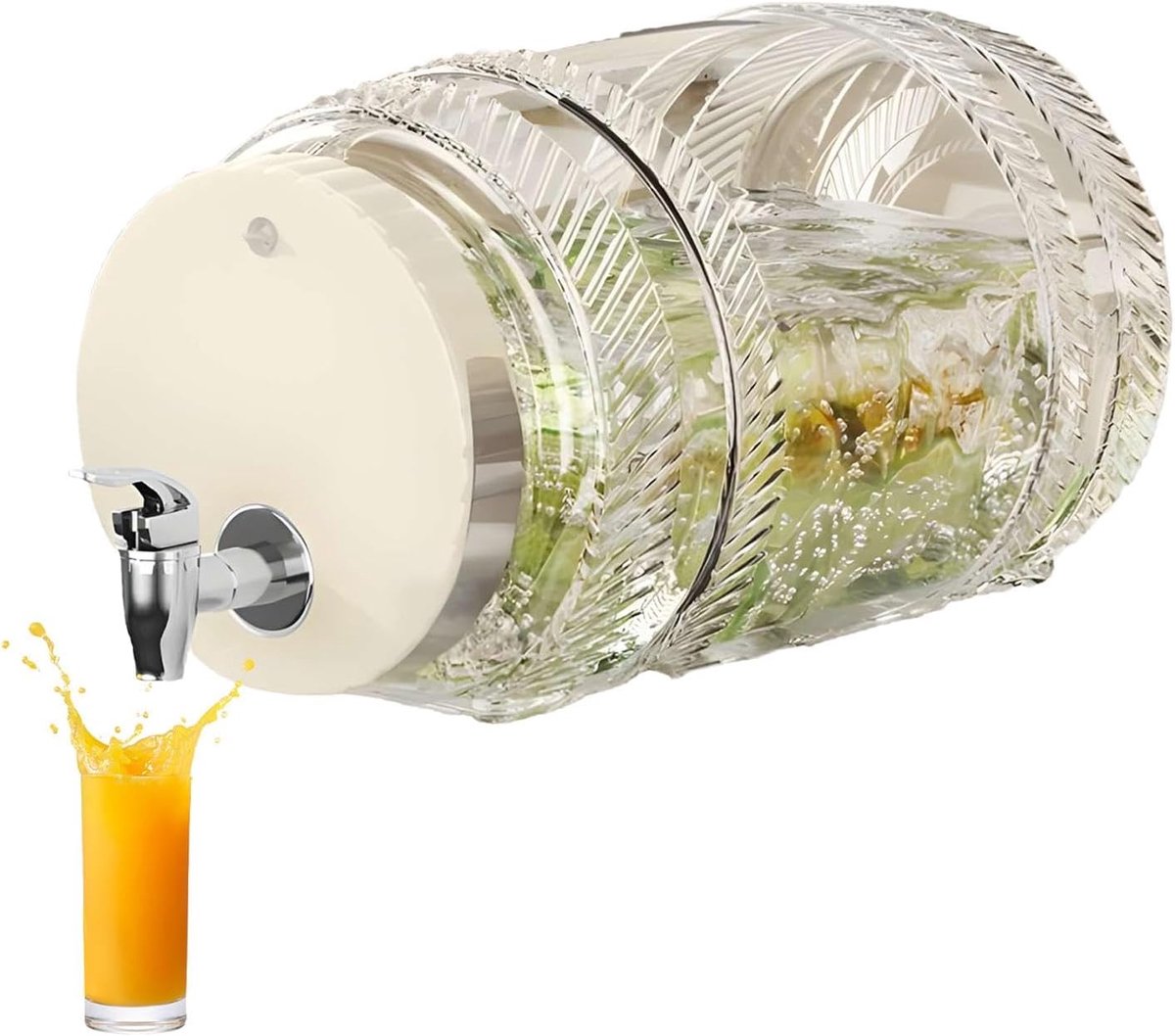 Drankcontainer, kan met deksel, koude koffie