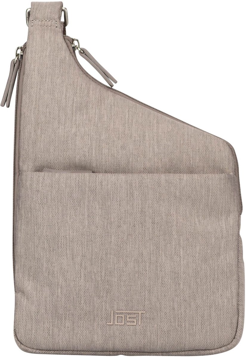 JOST schoudertas Bergen Crossbody Bag Stone Taupe