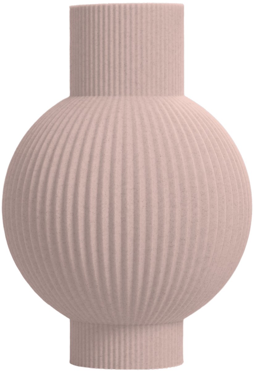 Layvo Varen Vaas - Bloesem - 20 cm - droogbloemen vaas - moderne vaas - gerecycled plastic