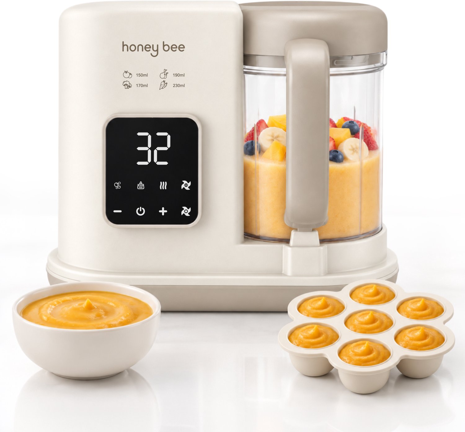 Honey Bee Baby Foodprocessor - Beige